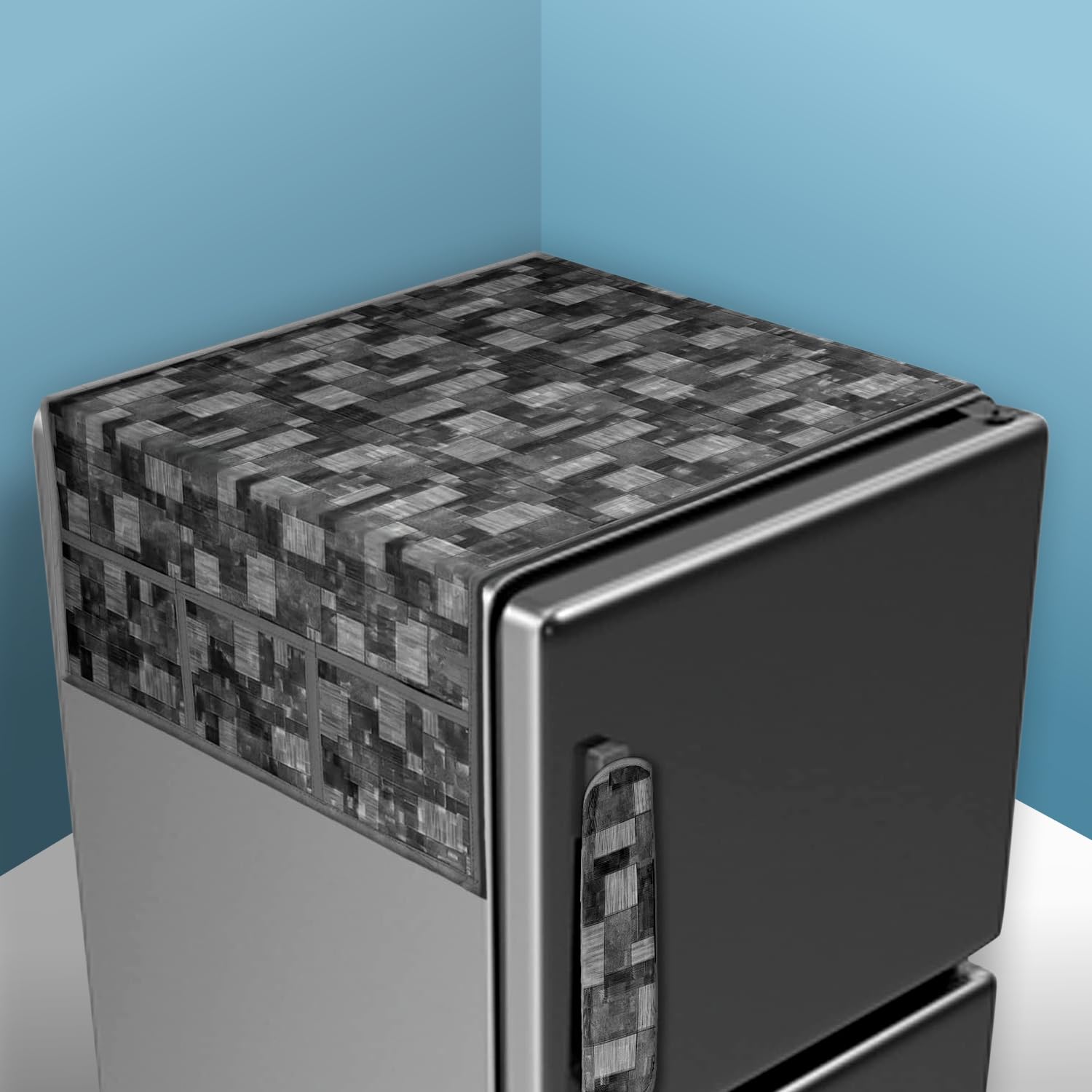 Kuber Industries Polyvinyl Chloride(PVC) Fridge Top Cover with Pockets,Refrigerator Top fridge cover