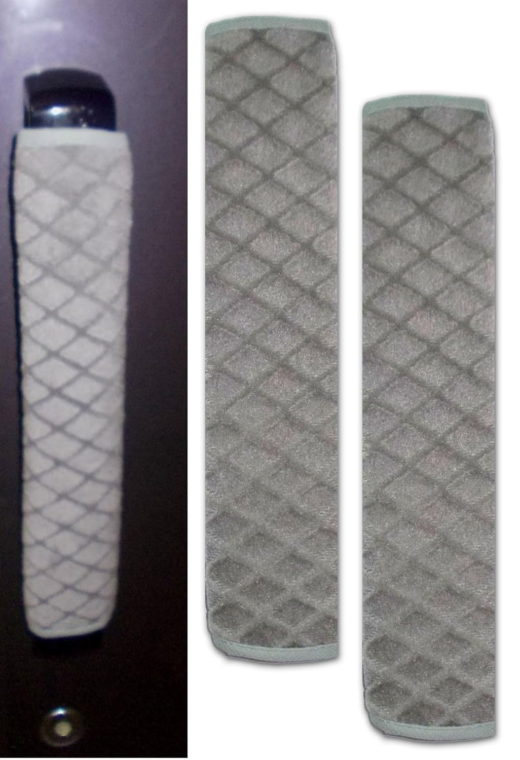 Multipurpose 11"x6" Velvet Fridge Handle Cover for Refrigerator/Oven, Washable Used fridge handle cover