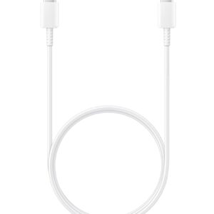 Samsung Type C To Type C,Mobile Data Charging Cable For Samsung Galaxy Superfast Power Cable A54/ A15/ A14/ A34/ A23/ F54/ F34/ F23/ F14/ M14/ M34/M33/S21 Fe/S22/S23/S23 Fe 5G/S24 (White),1M