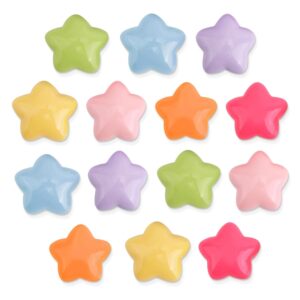 14Pcs Star Fridge Magnets, Fridge Magnets Refrigerator Stylish, Cute Magnetic Colorful 3D Tiny Small Star Magnets for Locker Whiteboard Refrigerator School Office