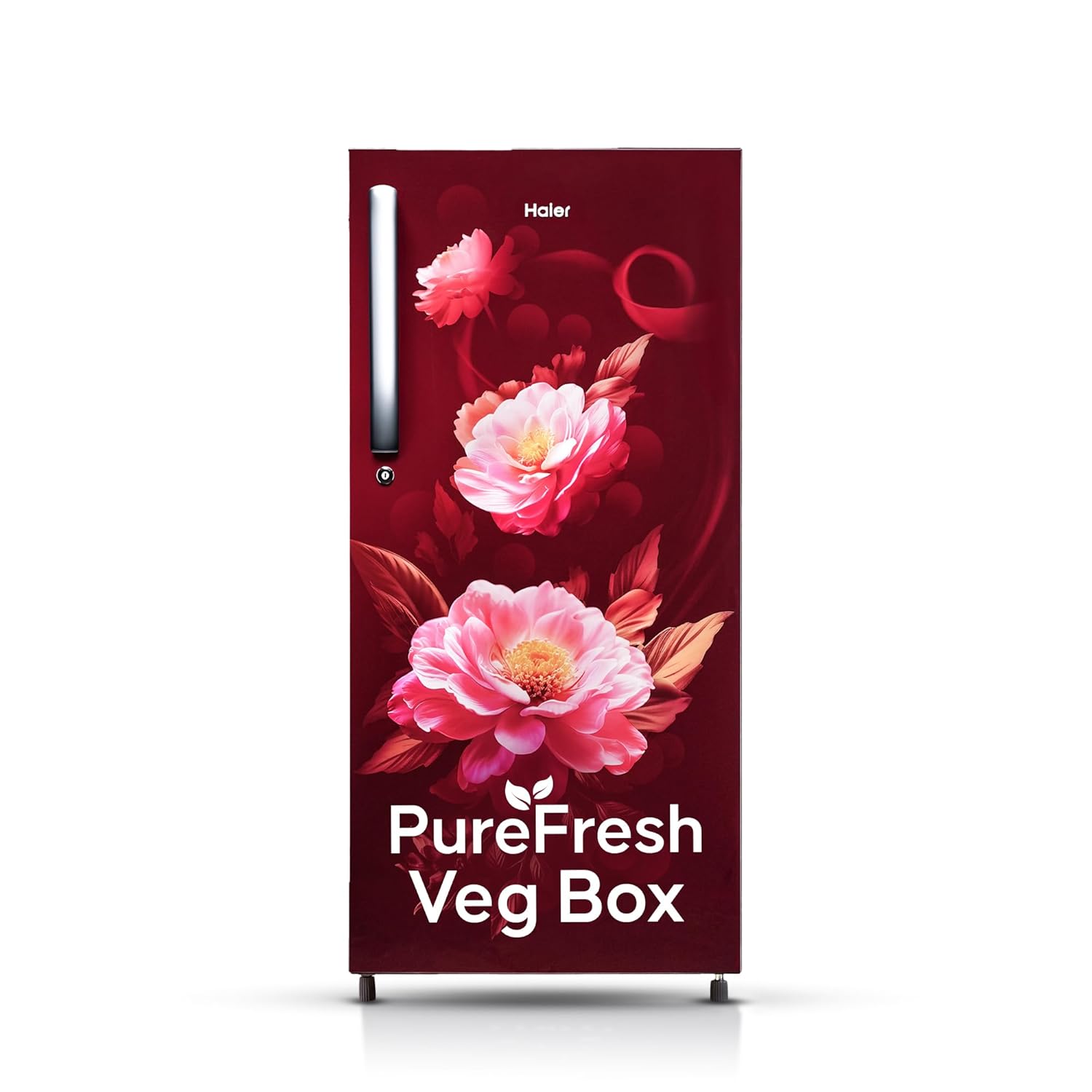 Haier 190L 2 Star Direct Cool Single Door Refrigerator | Large Veg Box|Fast Ice Making | Longer Cooling Retention | Easy Clean Back (HED-202RV-P, Red Voila) Haier 190L 2 Star Direct Cool Single Door Refrigerator | Large Veg Box|Fast Ice Making | Longer Cooling Retention | Easy Clean Back (HED-202RV-P, Red Voila)