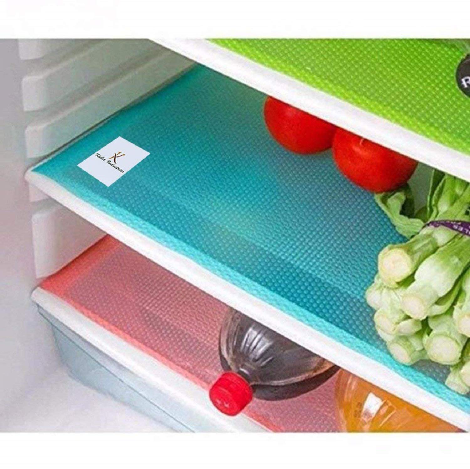 Kuber Industries Modern Polyvinyl Chloride Multipurpose Refrigerator Drawer Mat|Circle Design & Water Proof PVC Material|Size-48 Cm X 33 Cm,Pack of 6 (Multicolour) Kuber Industries Modern Polyvinyl Chloride Multipurpose Refrigerator Drawer Mat|Circle Design & Water Proof PVC Material|Size-48 Cm X 33 Cm,Pack of 6 (Multicolour)