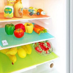 Kuber Industries PVC 6 Piece Refrigerator Drawer Mat Set – Multicolour