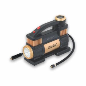 AM3312S Rapid Double Action Extra Heavy Duty Digital Tyre Inflator Air Pump, DC 12V, 60 Liters_Per_Minute,Black