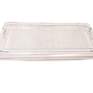 BARBELL Vegetable Crisper Cover/Vegetable Basket Cover for LG Refrigerators – Single Door Glass Lid Tray (1-Pack)