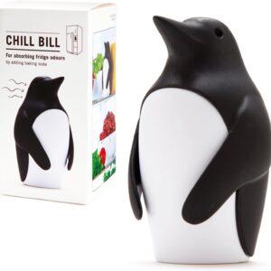 CHILL BILL Fridge Deodorizer – Natural Refrigerator Odor Eliminator | Activated Carbon Freshener, Long-Lasting Fridge Smell Remover
