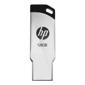 HP v236w 128GB USB 2.0 Flash Drive/Pen Drive, Metal Silver