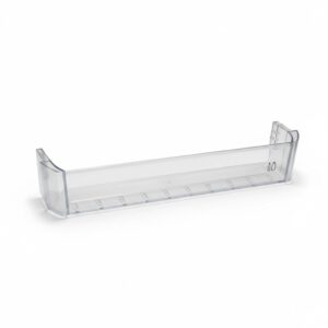 Home Pro Spares Bottle Shelf Compatible with Whirlpool Double Door Refrigerator 340 LTR | Bottom Shelf with 10 Holes | Durable Transparent Plastic Fridge Bottle Rack | Replacement Spare Part