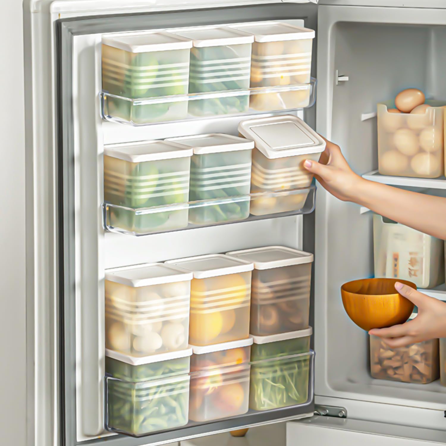 HomeWiz 6-Piece Food Storage Containers Set | 800ml BPA-Free Plastic Boxes with Snap-On Lids | Airtight, Stackable & Leak-Proof Kitchen Organizer | Kitchen Accessories Items | Storage box HomeWiz 6-Piece Food Storage Containers Set | 800ml BPA-Free Plastic Boxes with Snap-On Lids | Airtight, Stackable & Leak-Proof Kitchen Organizer | Kitchen Accessories Items | Storage box