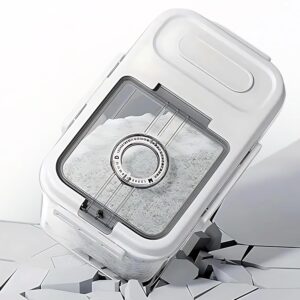 KAYTOS Rice Storage Container | Air Tight Transparent Bpa Free Plastic Containers | Dal Pulses Cereal & Flour Airtight Lock Dispenser Box | Large & Big Size Modular Home Organizer (Small) 20 L