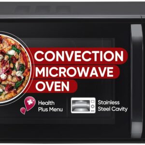 LG 21 L Convection Microwave Oven (MC2146BV, Black, Auto Cook Menu, Defrost, Stainless Steel Cavity, Heathplus menu, Indian Cuisine, Tandoor Se, Paneer/Curd, Steam Clean & Quartz Heater)