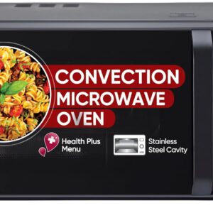 LG 28 L Convection Microwave Oven (MC2846BV, Black, Health Plus Menu, Indian Cuisine, Tandoor Se, Steam Clean & Stainless Steel Cavity)