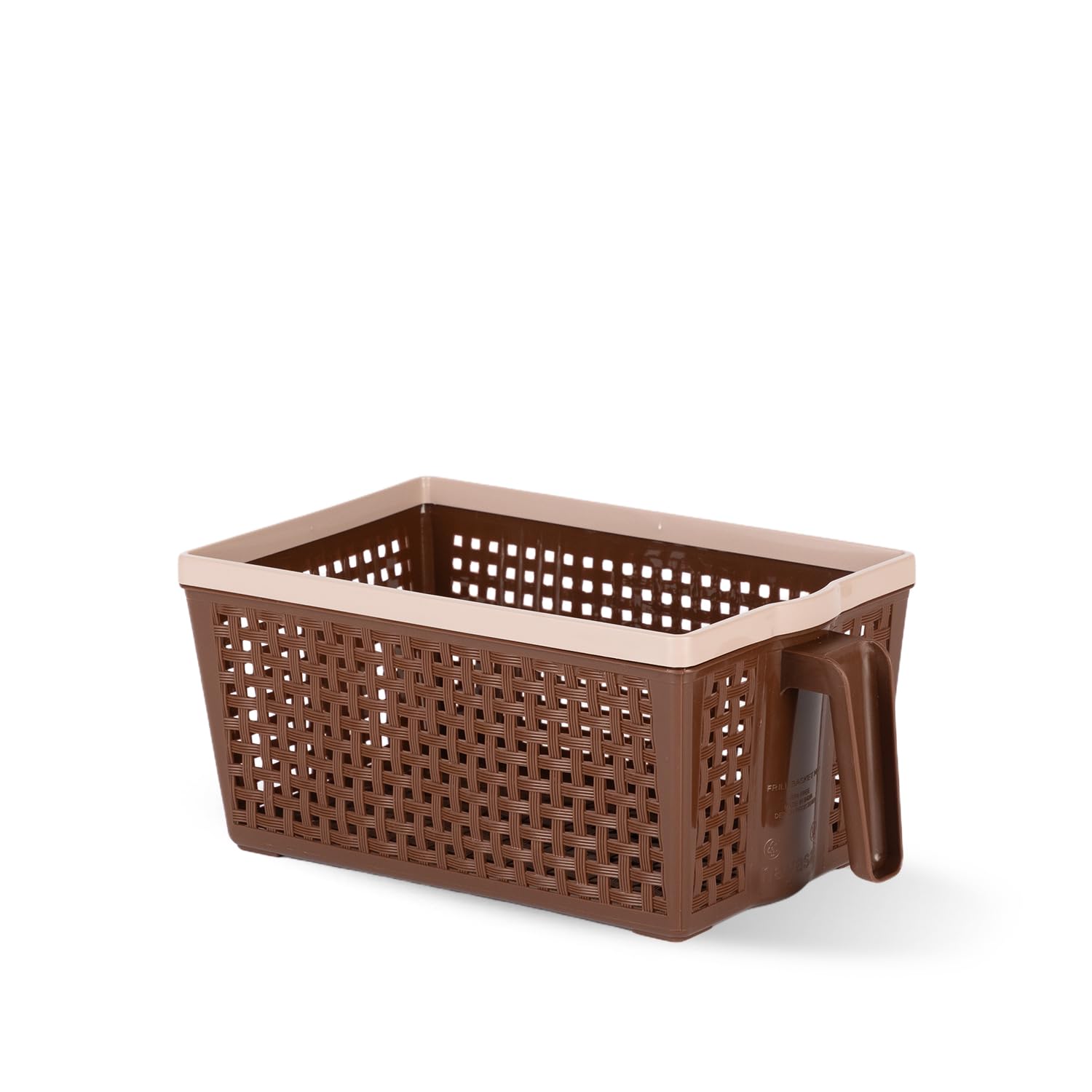 Nayasa Frill Fruit Basket for Dining Table & Fridge | Multipurpose Basket for Storage | Storage and Organisers | Ideal for Kitchen, Fridge & Dining Table | 6 Litre | Brown Nayasa Frill Fruit Basket for Dining Table & Fridge | Multipurpose Basket for Storage | Storage and Organisers | Ideal for Kitchen, Fridge & Dining Table | 6 Litre | Brown