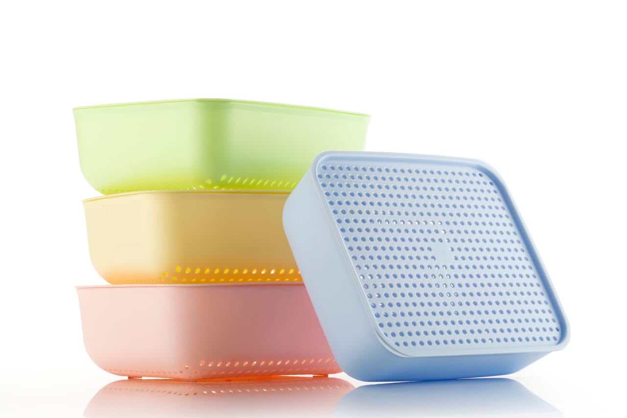 Plastic Basket for Storage with Lid Multipurpose Organizer Box for Kitchen, Clothes, Toys, Vegetables, Books, Office, Bathroom Storage Box and Organiser Plastic Box for Storage (3 Pcs) Plastic Basket for Storage with Lid Multipurpose Organizer Box for Kitchen, Clothes, Toys, Vegetables, Books, Office, Bathroom Storage Box and Organiser Plastic Box for Storage (3 Pcs)