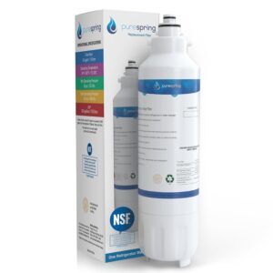 PureSpring NSF 42 Certified Refrigerator Water Filter, Compatible with LG LT800P, LT800PC, ADQ73613401, ADQ73613402, ADQ73613403, Kenmore 9490, 46-9490, 469490 (1 Pack)