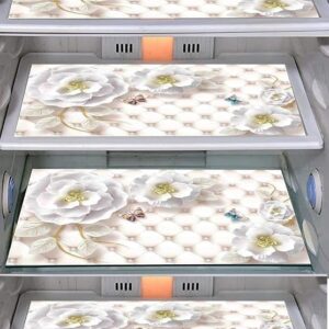 REVEXO 6 Pieces PVC Refrigerator/Fridge Multipurpose Drawer Mat Set. REV-21