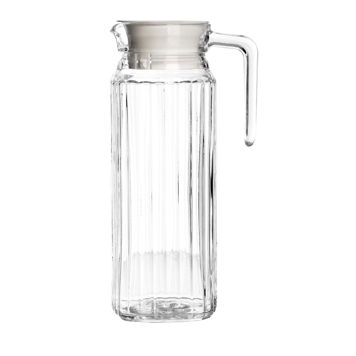 Ravenhead Premium Essentials Fridge Jug with Lid 1 Litre – Stylish Glass Water Jug, Durable Glass Pitcher & Beverage Dispenser for Fridge Storage with Secure Lid Ravenhead Premium Essentials Fridge Jug with Lid 1 Litre – Stylish Glass Water Jug, Durable Glass Pitcher & Beverage Dispenser for Fridge Storage with Secure Lid