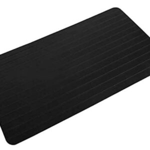 Rectangular Original Meat Defrosting Tray-Rapid Defrost Plate For Food-Natural Miracle Thawing Mat-Fast Thaw Board-Large Size-Master Meat Defroster Tray – No Microwave/Electricity