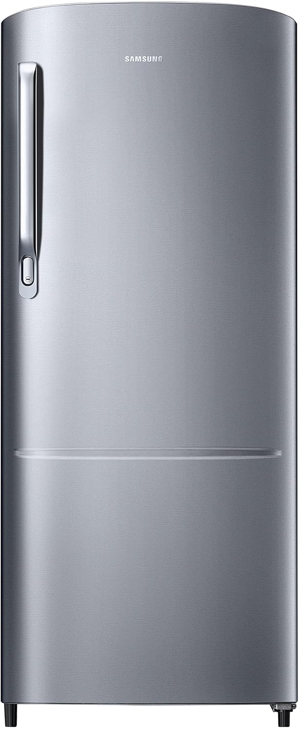 Samsung 183 L, 2 Star, Digital Inverter, Direct-Cool Single Door Refrigerator (RR20C2712S8/NL, Silver, Elegant Inox) Samsung 183 L, 2 Star, Digital Inverter, Direct-Cool Single Door Refrigerator (RR20C2712S8/NL, Silver, Elegant Inox)