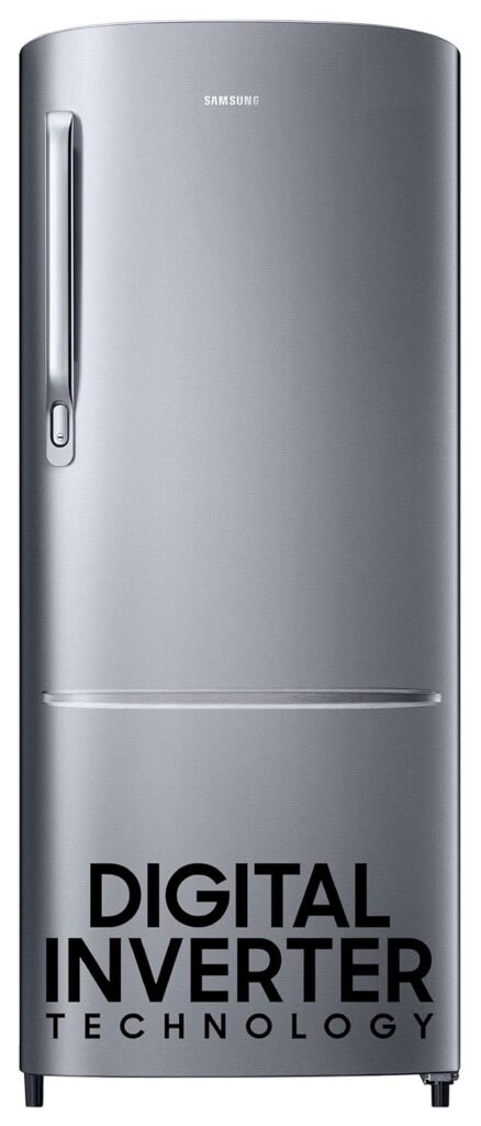single door fridge