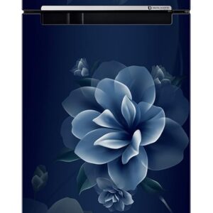 Samsung 236L 2 Star Inverter Frost-Free Double Door Refrigerator Appliance (RT28C3122CU/HL,Camellia Blue), Base Stand Drawer