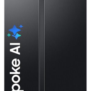 Samsung 653 L, 3 Star, Frost Free, Double Door, Convertible 5-in-1 Digital Inverter, Side By Side AI Enabled Smart Refrigerator with WiFi (RS76CG8003B1HL, Black Matte/Black DOI)