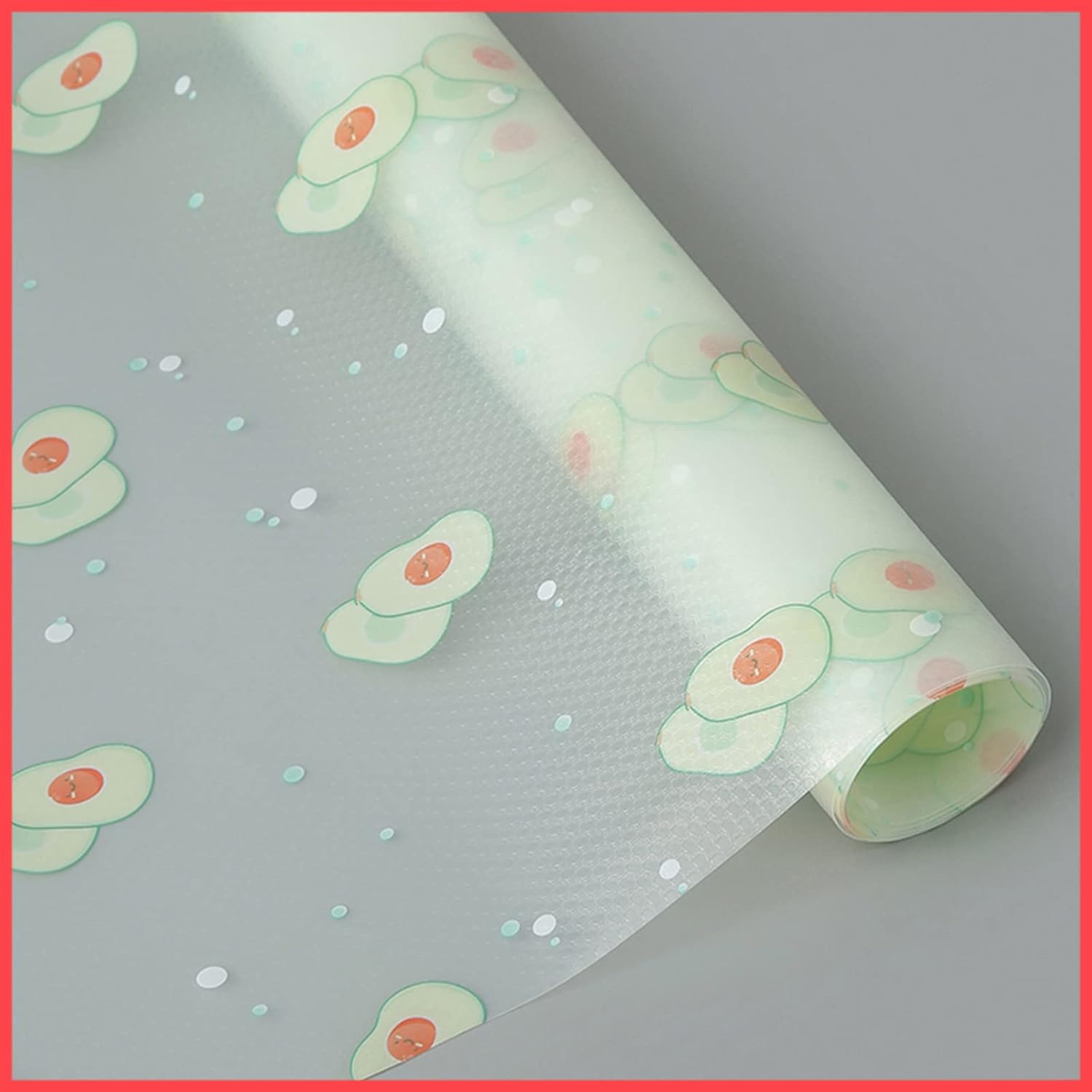 Wolpin Anti Slip Kitchen Shelf Mat 45 cm x 2 m | EVA Drawer Cabinet Liner Waterproof Fridge Bathroom Table Mat Textured Multipurpose Roll Avocado Print Wolpin Anti Slip Kitchen Shelf Mat 45 cm x 2 m | EVA Drawer Cabinet Liner Waterproof Fridge Bathroom Table Mat Textured Multipurpose Roll Avocado Print
