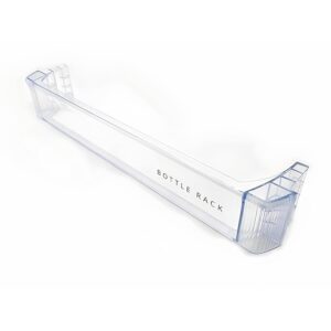 Adarsh Bottle Shelf for Fridge – Bottle Bin Trim Compatible with Whirlpool Genius Single Door Refrigerator, Transparent Clear, Pack of 1 (Part Code: W10418661)