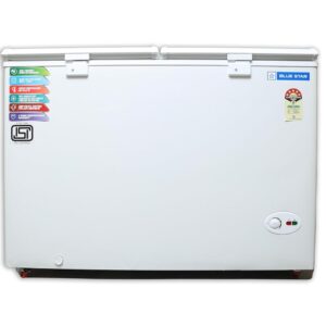 Blue Star CF5-330NEWY 310 liters Double Door Deep Freezer (310 Liter, White, 5-Star)
