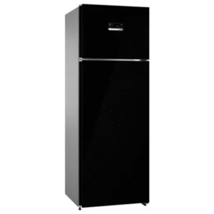 Bosch 368L 2 Star Frost Free Double Door Refrigerator (CTC39K22NI, Black, Inverter Compressor, Multi Airflow, FreshSense Technology)