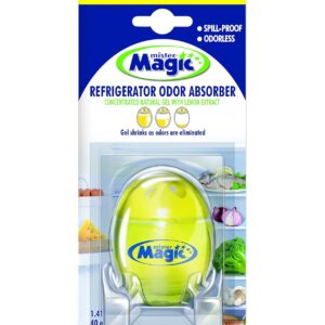 Clean Living Mister Magic Fridge & Refrigerator Odor & Remover Gel | Remove Nasty Smell From Your Fridge & Refrigerator For 3 Months I Pack Of 1