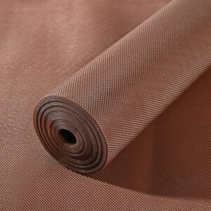 Go Hooked EVA Anti-Slip Fridge Mat | Food Grade, Washable & Waterproof Shelf Liner | Non-Adhesive, Cuttable & Reusable Mat for Fridge, Drawer, Table & Kitchen Use – Brown (45cm x 5m)