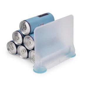 Joseph Joseph Premium FridgeStore Clear Transparent Partition Organizer, Divider for Fridge, Small Items, Bottles, Food Storage – 8″x6″, One Size