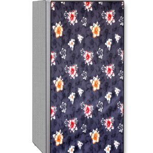 KB Enterprises Full Body Waterproof and Dustproof Fridge Cover for Lg /Whirlpool/Samsung/Godrej/Haier/Bosch/Electrolux and Panasonic Single Door Refrigerator (Multicolour-06, 185 Liters)