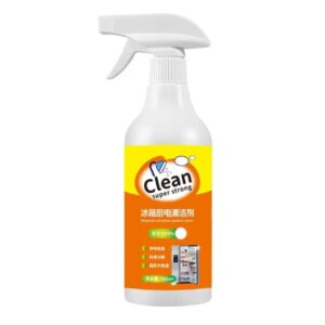 Kleenest Refrigerator Cleaner & Deodorizer Spray 500ml | Food-Safe Fridge Cleaner for Shelves, Drawers & Interior | Removes Odor, Stains & Spills | Deep Cleaning Formula for Refrigerators (Pack of 1)