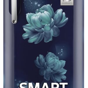 LG 201 L 5 Star Inverter Direct-Cool Single Door Refrigerator (GL-D211HBCZ, Blue Charm, Base stand with drawer)