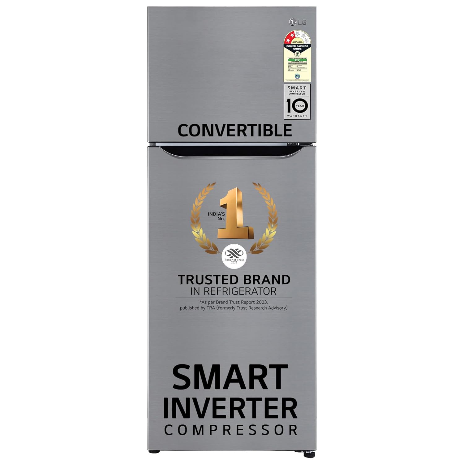 LG 288 L 2 Star Smart Inverter Frost-Free Double Door Refrigerator (GL-S322SPZY, Shiny Steel, Convertible & Multi Airflow Cooling) LG 288 L 2 Star Smart Inverter Frost-Free Double Door Refrigerator (GL-S322SPZY, Shiny Steel, Convertible & Multi Airflow Cooling)