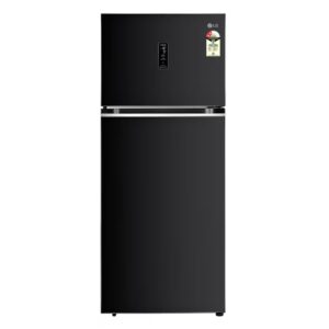 LG 466 L 2 Star Frost Free Double Door Refrigerator, Smart Inverter Compressor, Wi-Fi Enabled, Door Cooling™, Ebony Sheen Finish, 2025 Model (T492MESY)