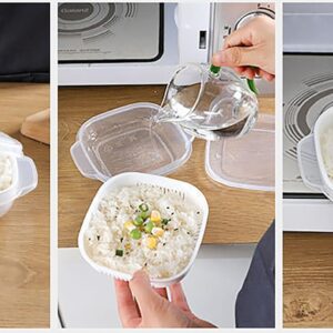 MosQuick®4Pcs half cut vegetables storage fridge boxes meal prep containers with drain basket fruit box for office fridge organiser for vegetables small boxes for snacks food storage containers