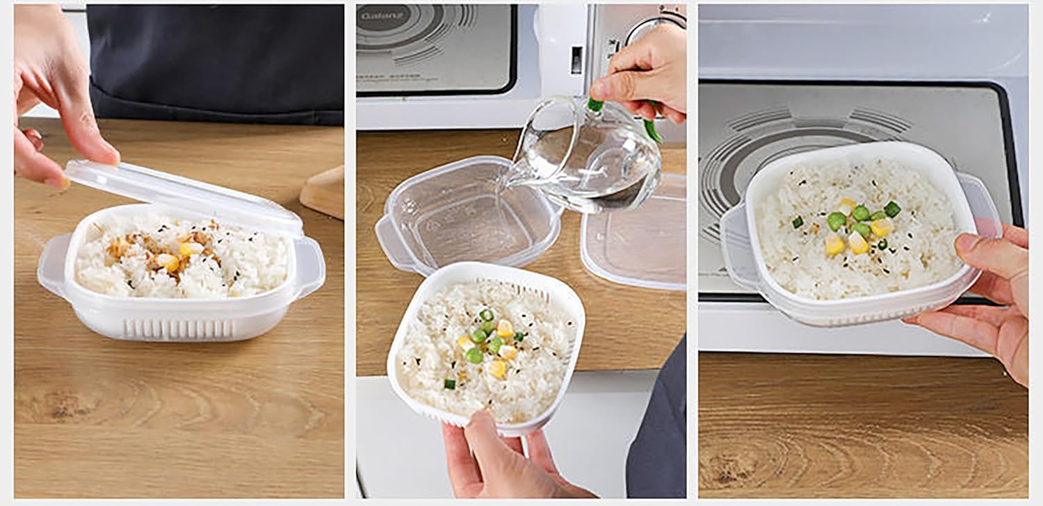 MosQuick®4Pcs half cut vegetables storage fridge boxes meal prep containers with drain basket fruit box for office fridge organiser for vegetables small boxes for snacks food storage containers MosQuick®4Pcs half cut vegetables storage fridge boxes meal prep containers with drain basket fruit box for office fridge organiser for vegetables small boxes for snacks food storage containers