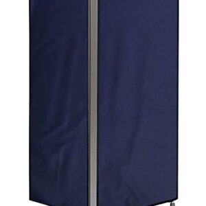 Nitasha Waterproof and dustproof Fridge Cover 195 litres 5 Star Single Door Refrigerator with 1 Hour Icing Technology, Brushline Silver HRD (Design NO:- Blue)