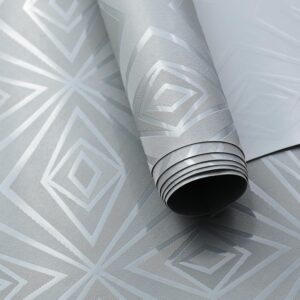 RichAxis Multi-Purpose Shelf Mats Roll – Fridge Liners, Kitchen Shelf Covers, Cupboard Sheets for Wardrobe & Drawers (Grey, 45X500)