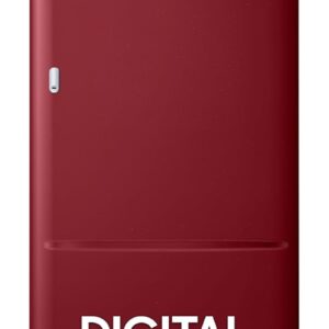 Samsung 183 L, 2 Star, Digital Inverter, Direct-Cool Single Door Refrigerator (RR20C11C2RH/HL, Scarlet Red)