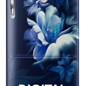 Samsung 183 L, 5 Star, Digital Inverter, Direct-Cool Single Door Refrigerator (RR20D2825UZ/NL, Midnight Blossom Blue, Base Stand Drawer)