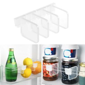 Vroxy Adjustable Refrigerator Dividers, Fridge Drawer Separators – Drawer Dividers for Fridge – Closet, Drawer, Office, Refrigerator Kitchen Storage Organizer
