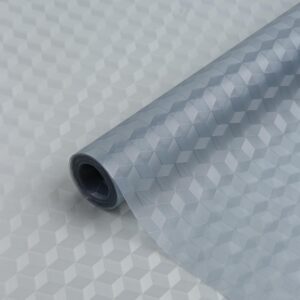 AERYS Food Grade Washable Anti Slip Mat/Sheet Waterproof, Washable Shelf Liner Roll Sheet for Kitchen, Bathroom, Drawers, Cabinets, Fridge & Table Mat (1, 45 Cm x 500 Cm Roll)