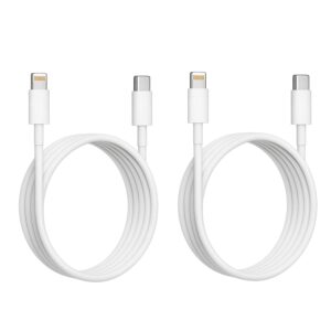 APFEN® Type C to Lightning [MFi Certified] Fast Charging Cable (Pack Of 2) Compatible with iPhone 14/14 Pro/ 14 Pro Max/ 13/13 Pro/ 13 Pro Max/ 12/11/XR/XS/X/8 Series.