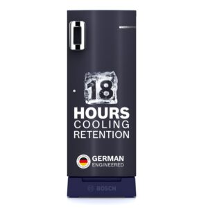 Bosch 207L 4 Star Inverter Direct-Cool Single Door Refrigerator (CST20U14PI, Dark Lake, Base Stand with Drawer & Saperator)