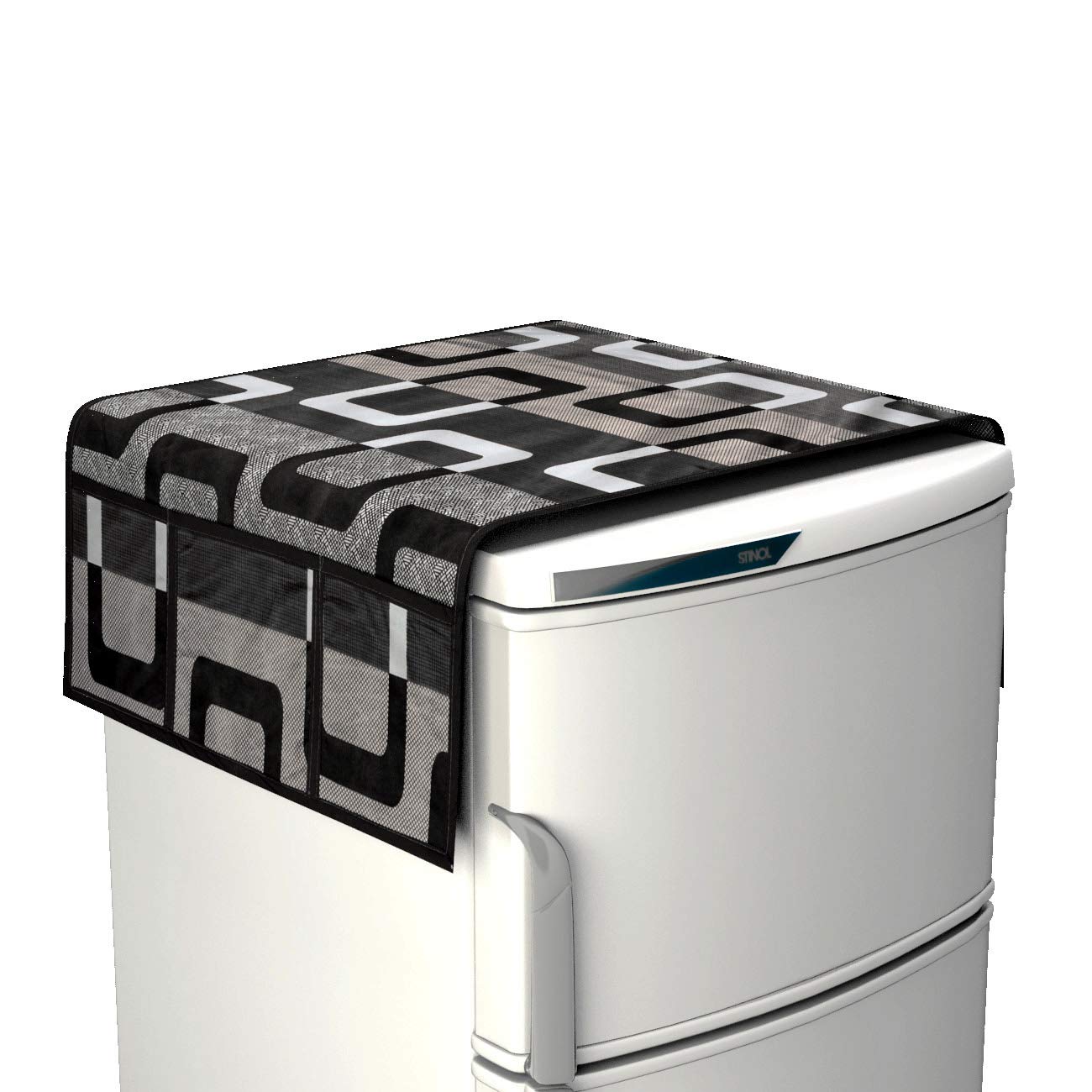 Designer Black Box Fridge Top Cover (21 X 39 Inches) Designer Black Box Fridge Top Cover (21 X 39 Inches)