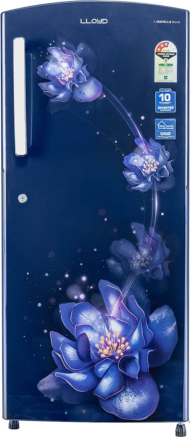 Havells-Lloyd 255 L 3 Star Inverter Direct Cool Single Door Refrigerator (GLDF273SSBT2PB Stellata Blue), Free 1 Year Extended warranty Havells-Lloyd 255 L 3 Star Inverter Direct Cool Single Door Refrigerator (GLDF273SSBT2PB Stellata Blue), Free 1 Year Extended warranty